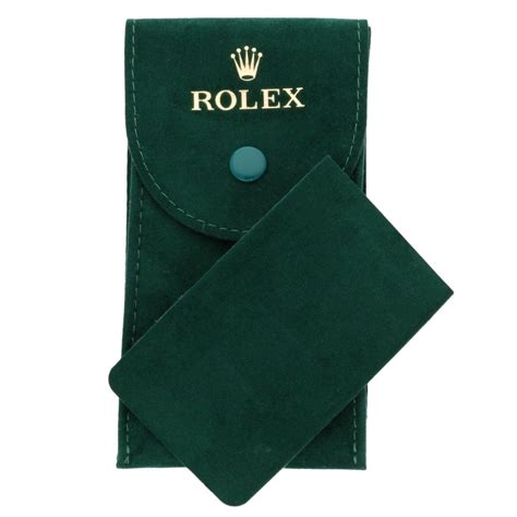 rolex service pouch|Rolex watch travel pouch.